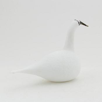 Oiva Toikka, a glass bird, Nuutajärvi Notsjö, signed, 2007.