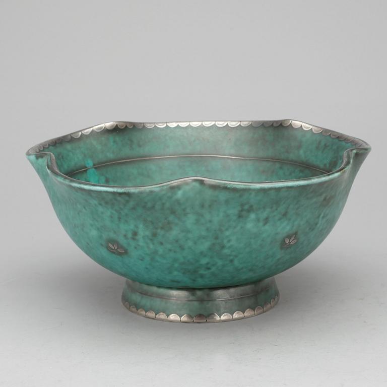 SKÅL, stengods, "Argenta", Wilhelm Kåge, Gustavsberg.1934.