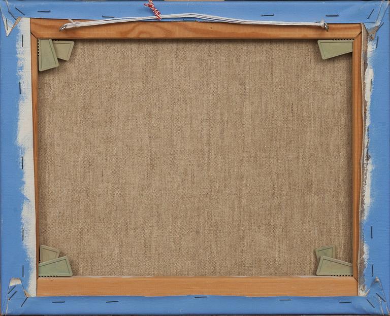 BO HULTÉN, olja på duk, signerad.