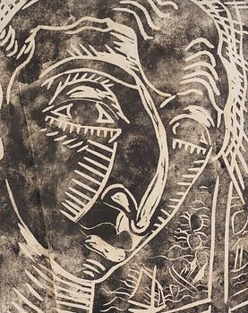 Isaac Grünewald, Självporträtt.