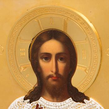 A RUSSIAN ICON, 1899-1908, okänd guldsmed сж.