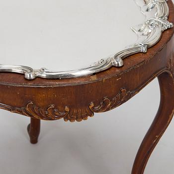 Brickbord, sterlingsilver och mahognyfaner, Mappin & Webb, London 1912, stommen av Paul Boman.