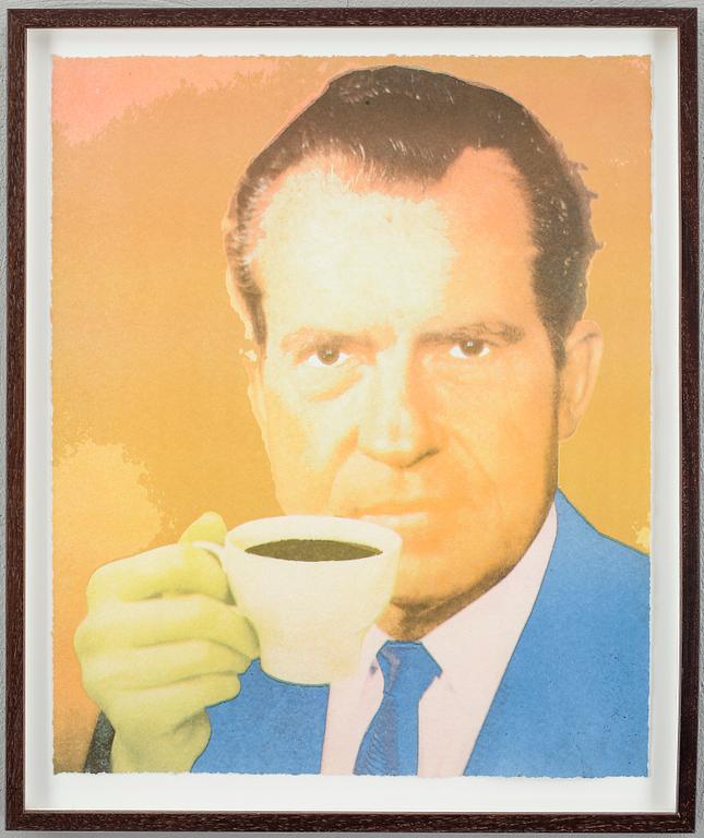 KJARTAN SLETTEMARK, färgserigrafi, osignerad.