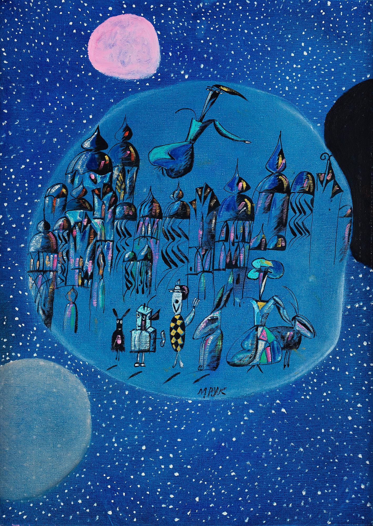 Madeleine Pyk, The moon.