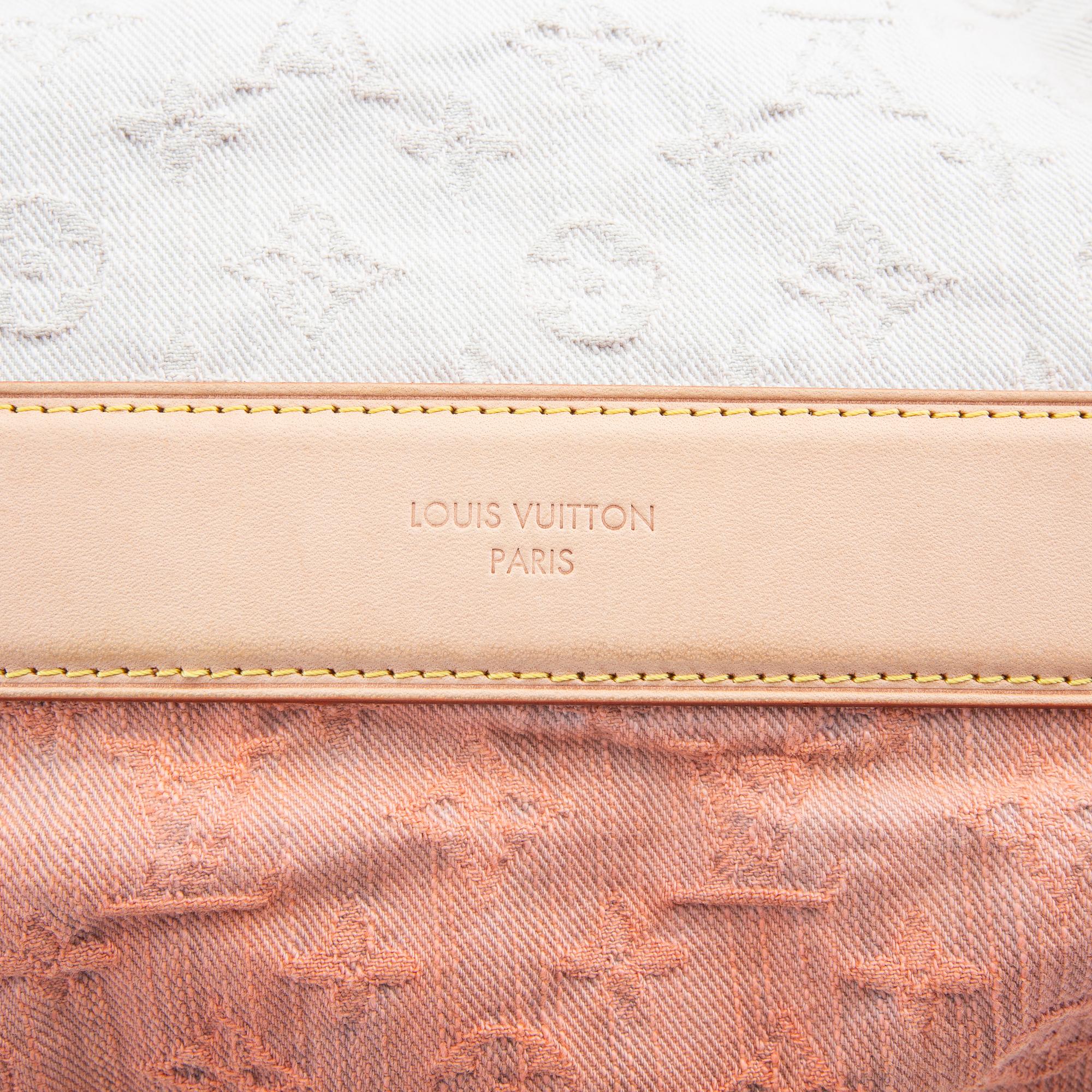 Louis Vuitton väska Sunrice monogram denim limited ed 2010.