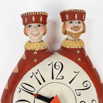 Gunilla Ståhle, a wall clock, own studio, Nyköping.