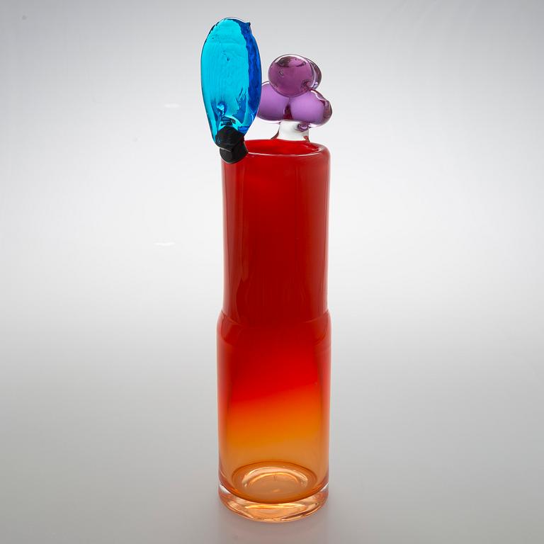 Oiva Toikka, A 'Pompom' vase, signed Oiva Toikka Nuutajärvi Notsjö.