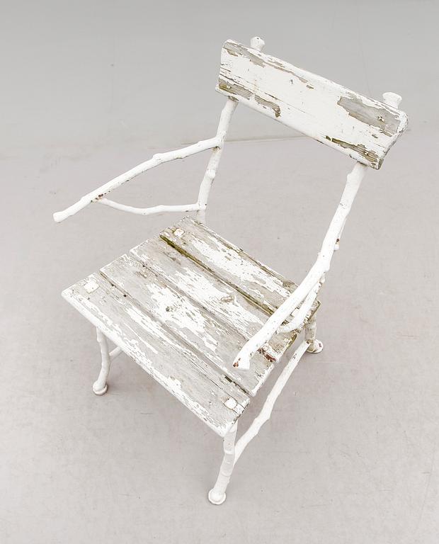 TRÄDGÅRDSSTOL, 1900-talets första hälft.