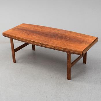 A second half of the 20th century rosewood coffee table.