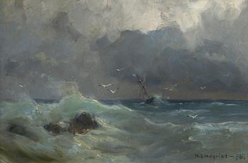 Herman Lindqvist, “Shipwreck off the Coast of Scania”.