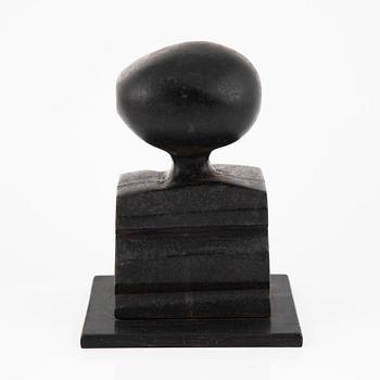 Björn Selder, sculpture, unsigned, iron.