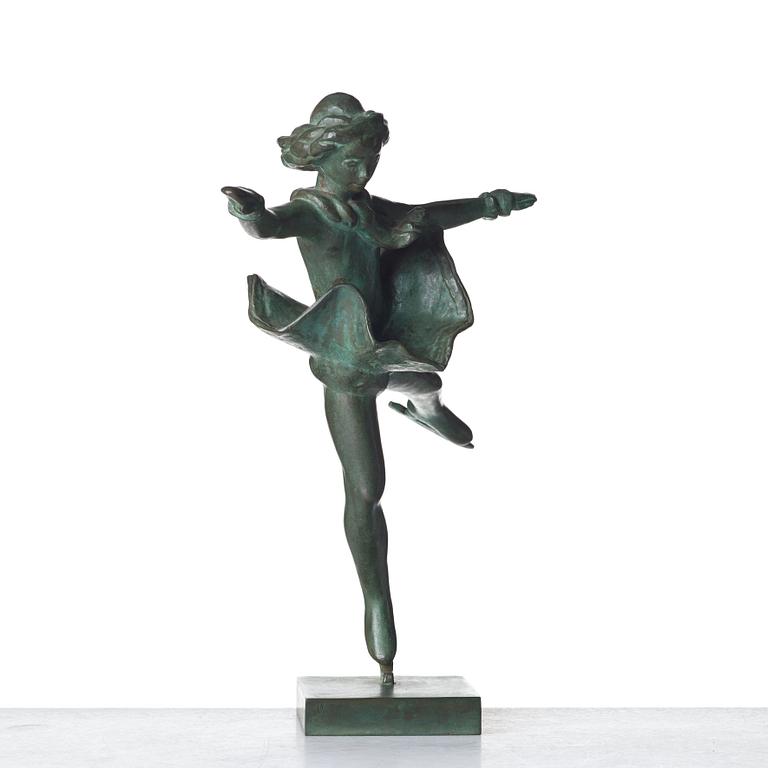 Carl Milles, "Skridskoprinsessan" (=The skater princess).