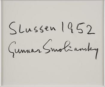 Gunnar Smoliansky, "Slussen", 1952.