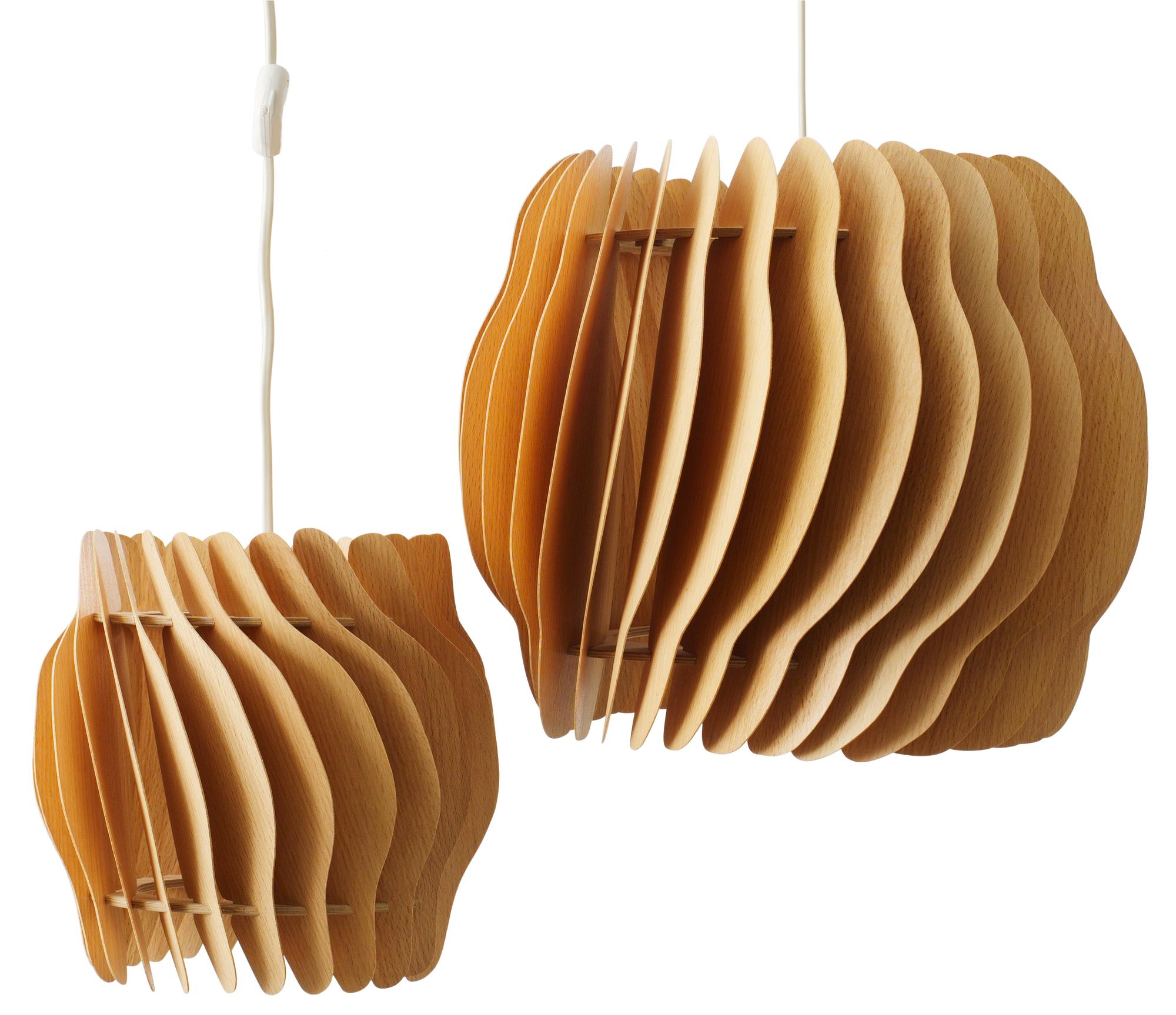 CARL-AXEL ACKING, lampor, 2 st, prototyper för Gärsnäs 1985.