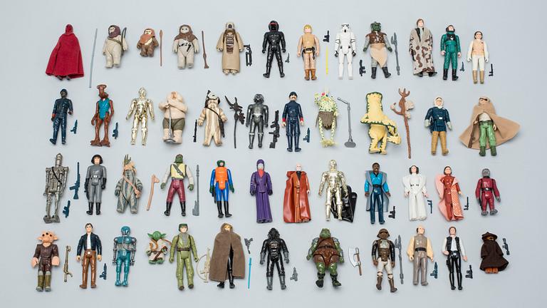 SAMLING STAR WARS FIGURER, Kenner, 1970/80-tal.