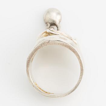 Lapponia ring sterlingsilver "Aires, design Björn Weckström, 1972.