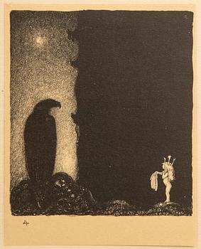 John Bauer, "Troll", 10 lithographs in a book.