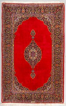 MATTO, a Kashan, ca 227 x 142 cm, signed Kashan - Shadi/Keshan Shadsar.