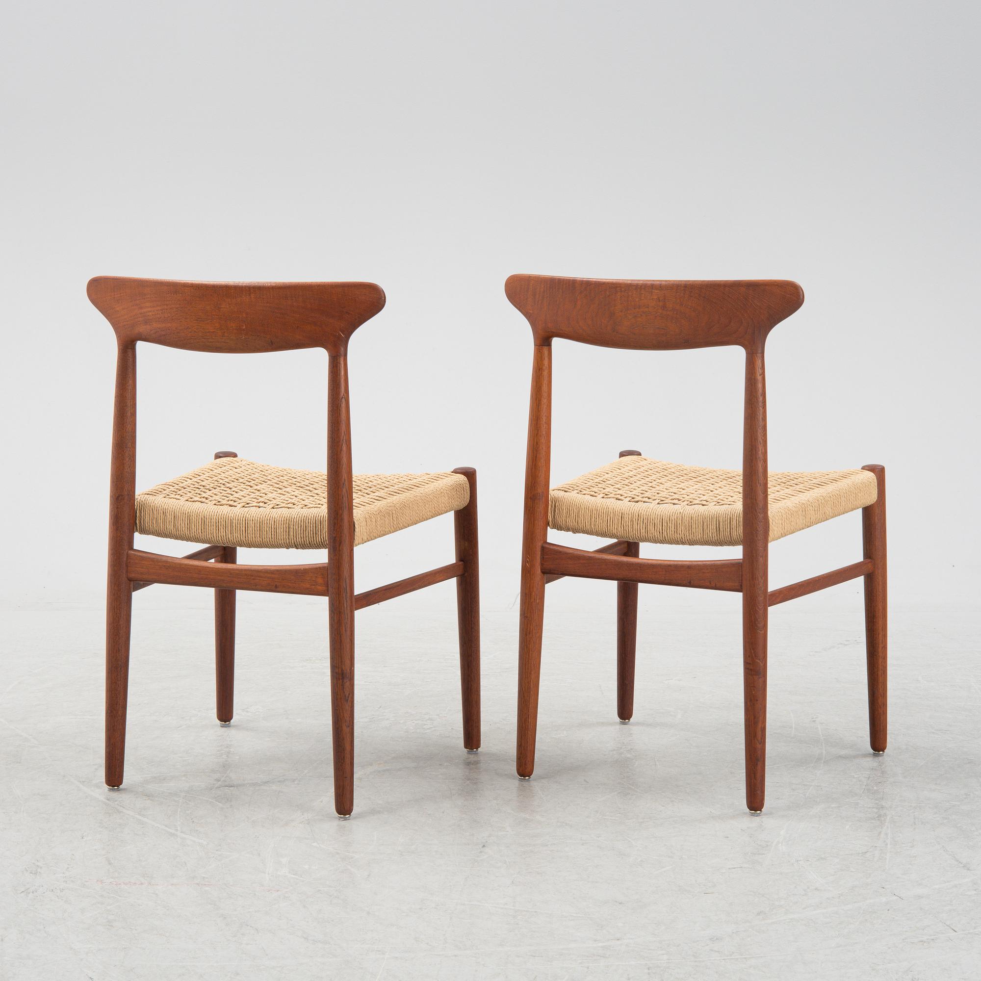 Stolar, ett par, Dyrlund, Danmark, 1960/70 tal.