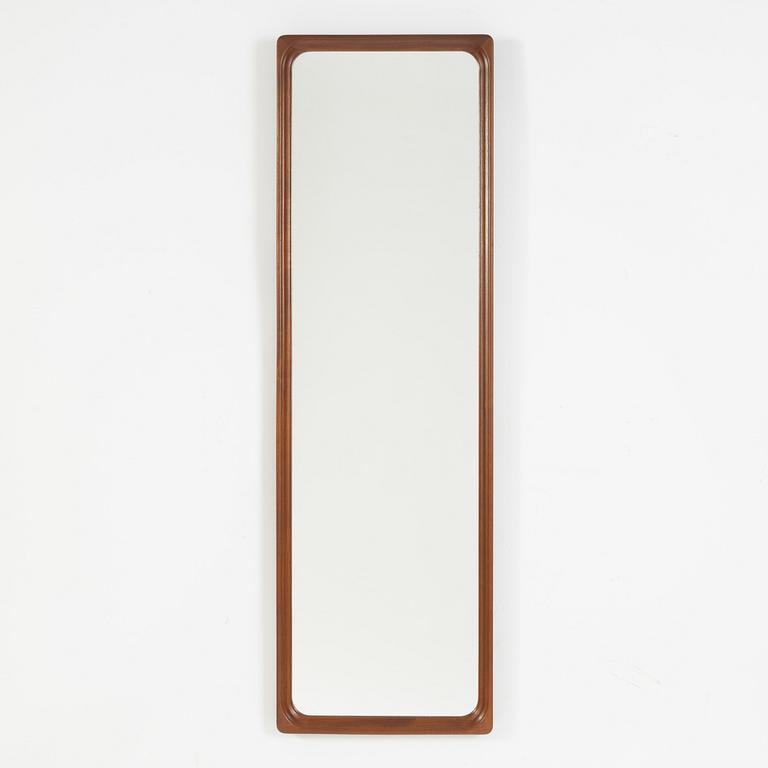 A teak framed mirror, 1960's.