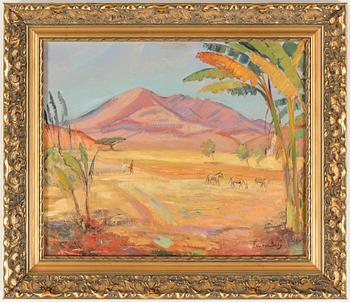 FOLKE WILHELMSSON BERG, olja på duk, signerad, 1960-tal.