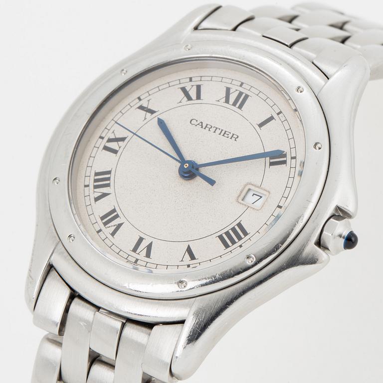 CARTIER, Cougar, wristwatch, 32.5 mm.