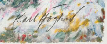KARL HÖGLUND, färglitografi, signerad, numrerad 157/290.