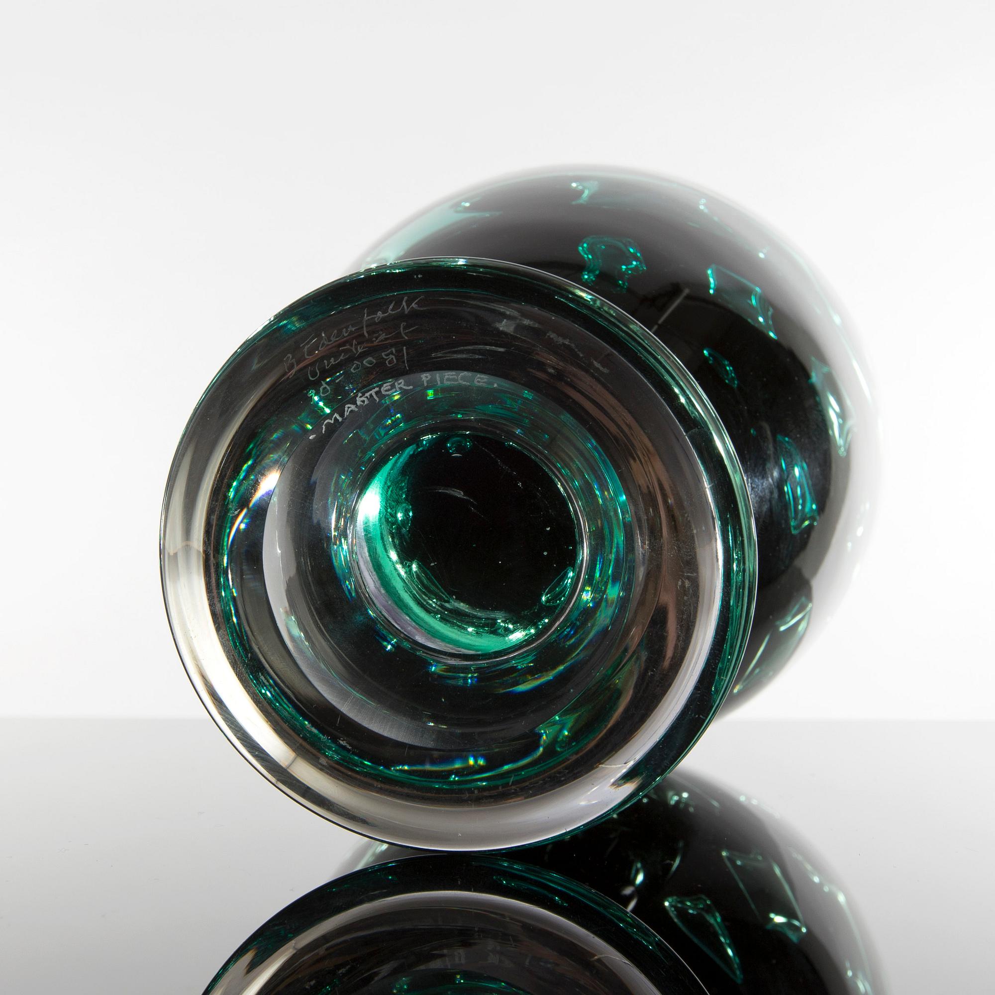 BENGT EDENFALK, vas, glas, signerad.