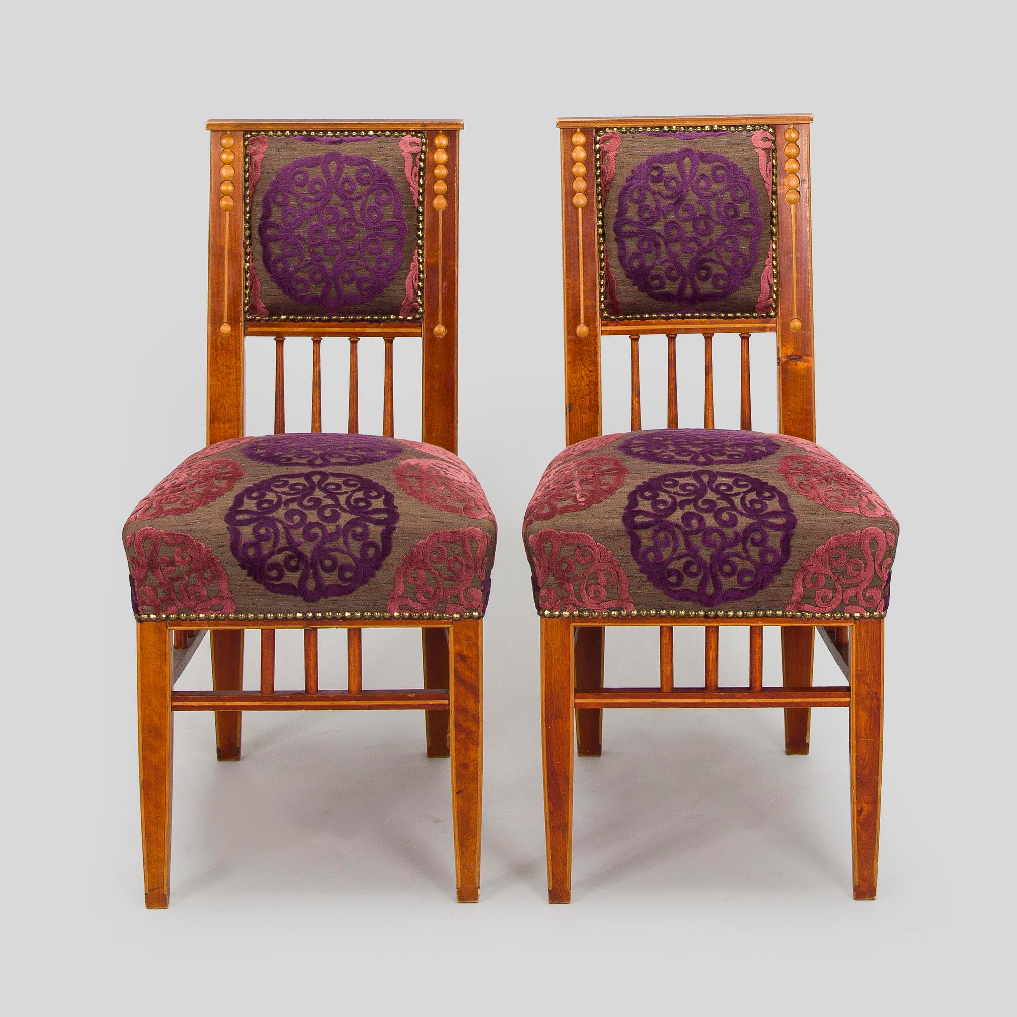 A 3-piece furniture suite, made to order for a private home, early 20th century.