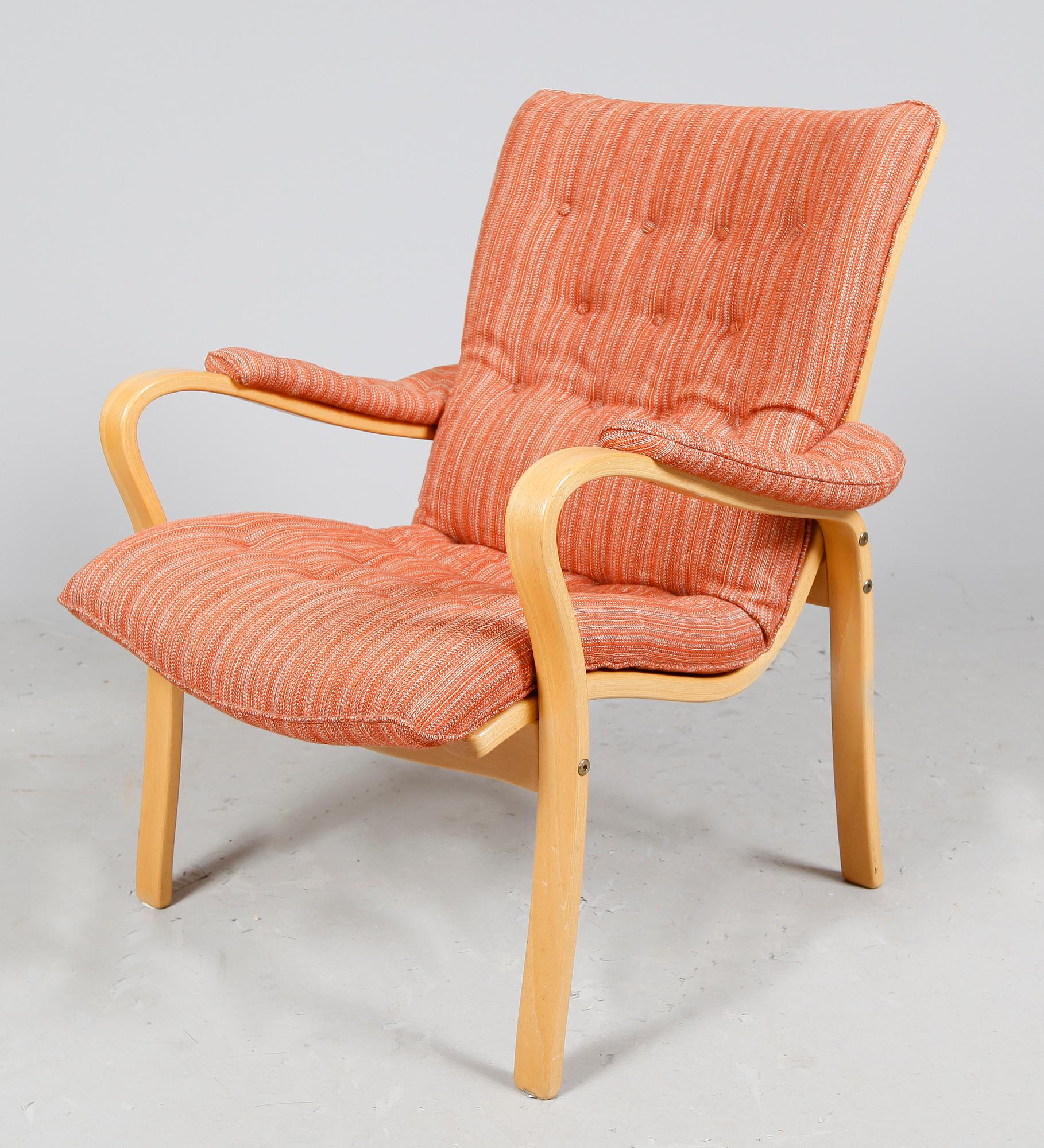 FÅTÖLJER, 3 st, 1900-talts andra hälft.