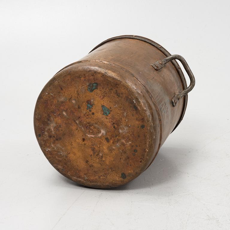 A copper vessel, 19th Century.