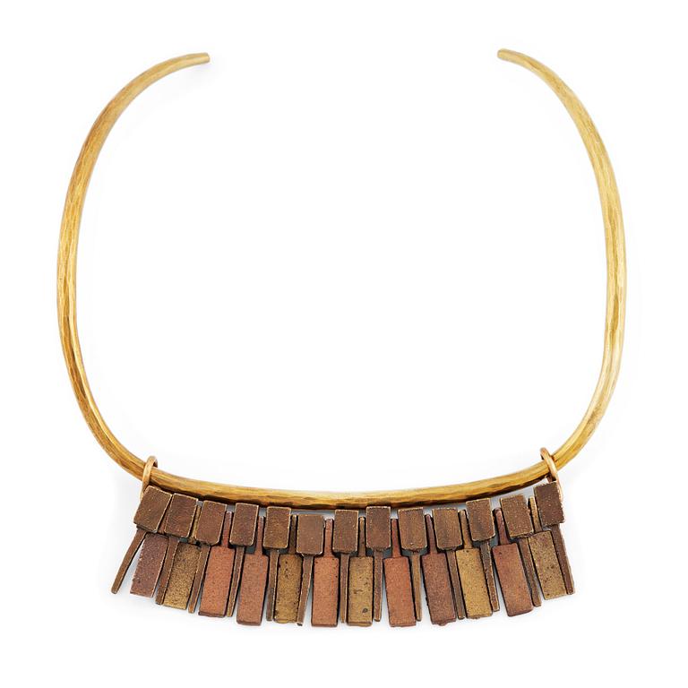 Inga-Britt "Ibe" Dahlquist, a bronze necklace, Visby.