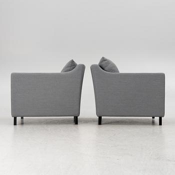 Armchairs, a pair, Slettvoll, Norway.