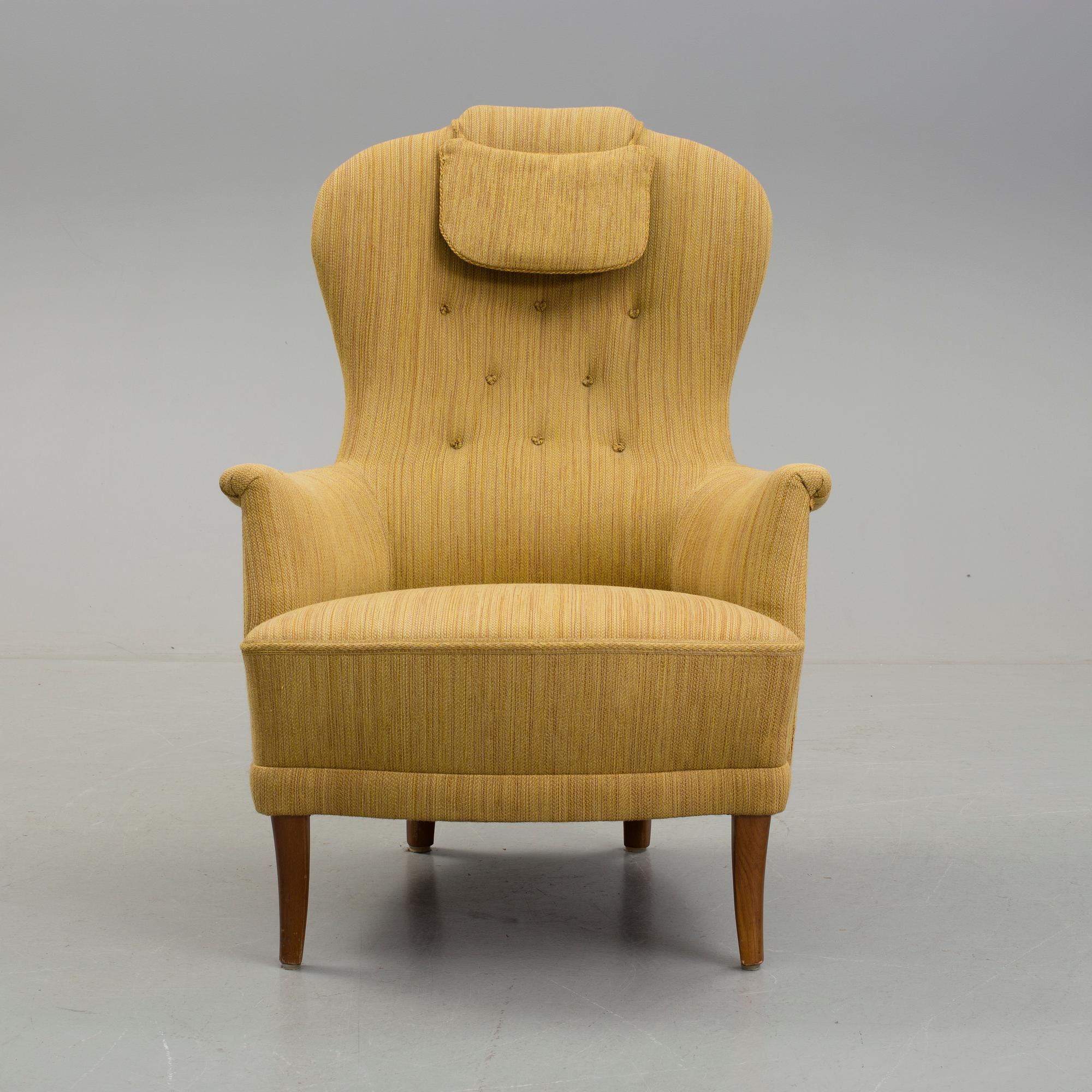 FÅTÖLJ, "Farmor", Carl Malmsten, 1900-talets andra hälft.