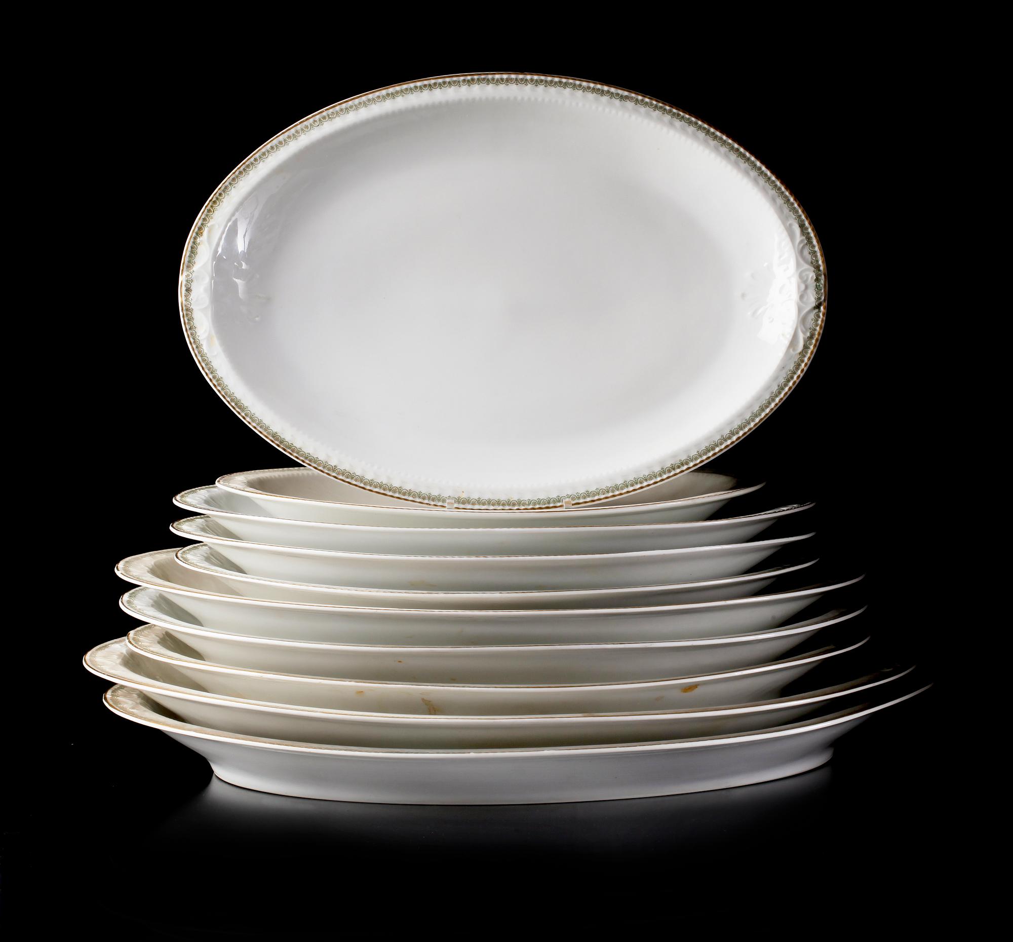 MATSERVIS, 120 delar, porslin, Haviland & Co, Limoges, 1900-talets första hälft.