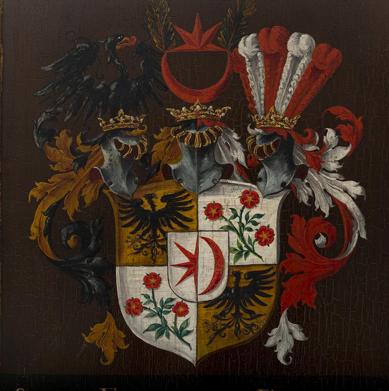 Coat of Arms, Gisbert Freiherr von Friesen 1894.