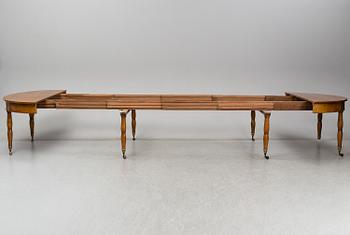 A Swedish mid 19th century dinner table.