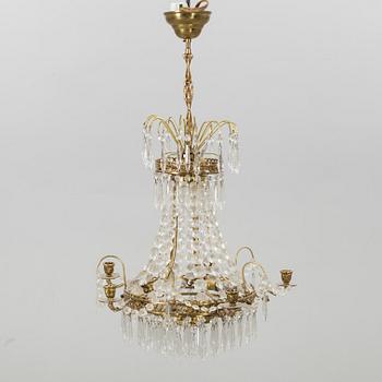 A mid 20th century empire style chandelier.