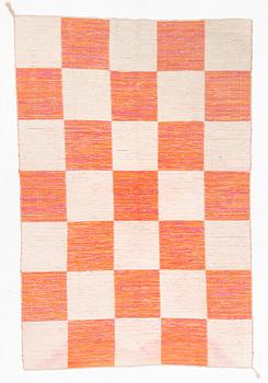 Margit Thorén, "Schackrutan", double-woven rag rug, Firma Svenskt Tenn. 330 x 220 cm.
