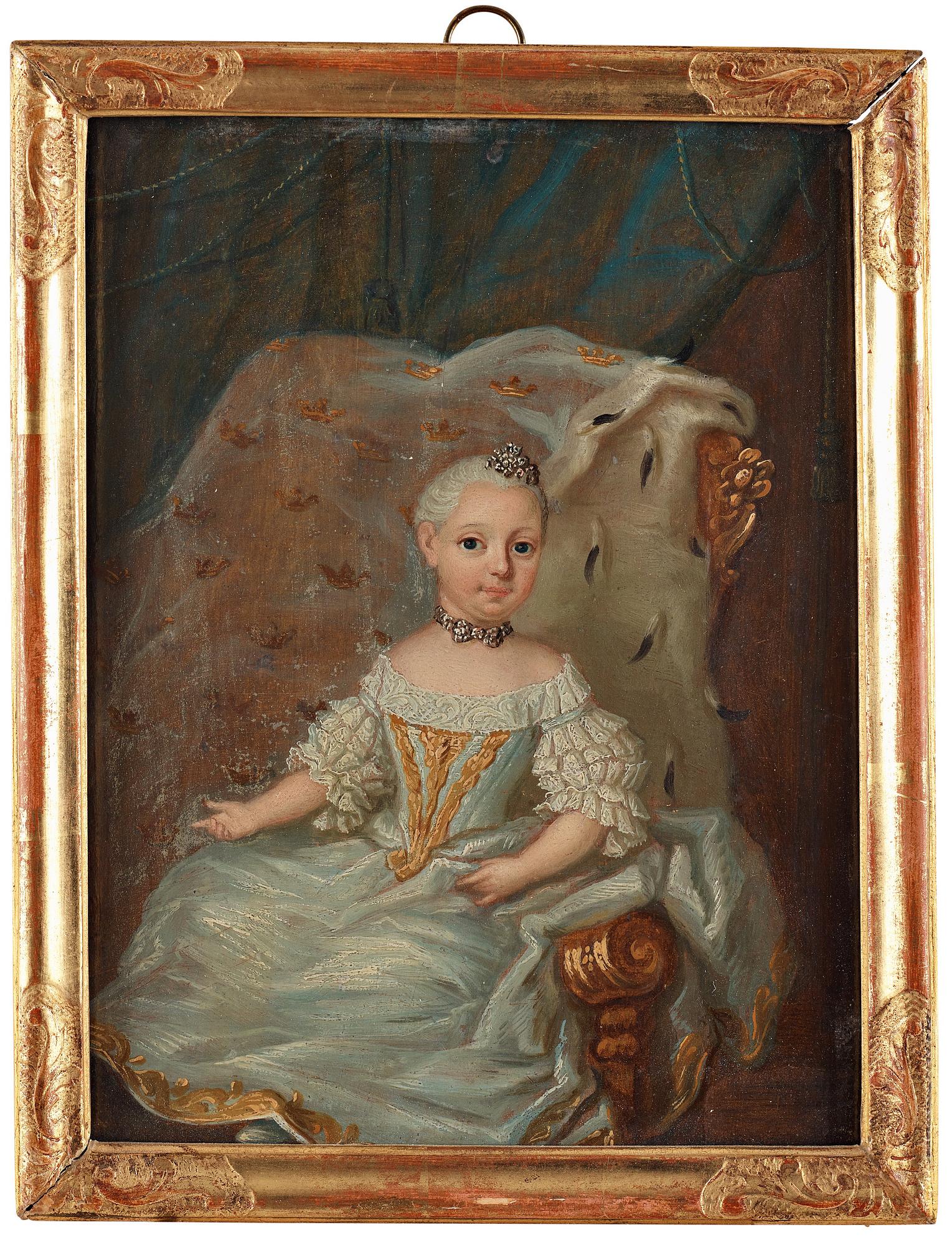 Ulrica Fredrica Pasch, Gustaf III (1746-1792) & Sophia Albertina (1753-1829) som barn.