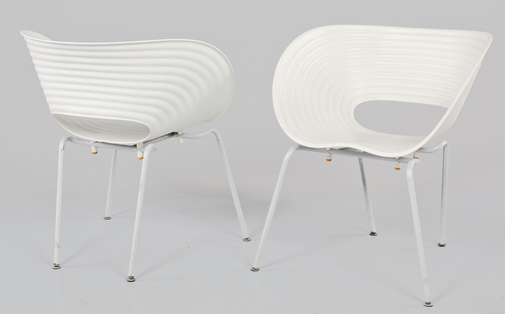 STOLAR, 6 st, "Tom Vac" Ron Arad, Vitra, omkring sekelskiftet 2000.