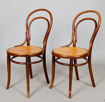 STOLAR, 4 st, Thonet, 1900-talets första hälft.