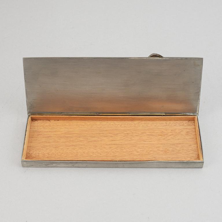 A pewter box, Firma Svenskt Tenn, Stockholm, 1944.