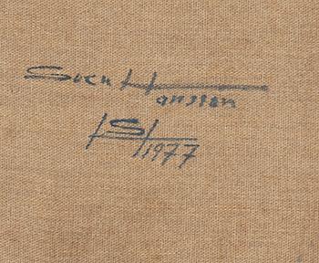 SVEN AXEL HANSSON, oil on canvas, signed and dated 1977 à tergo.