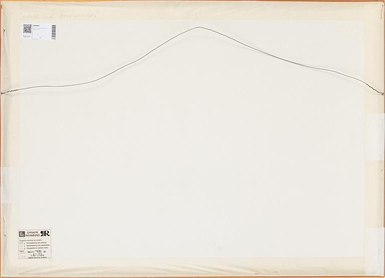Ruben Heleander, gouache, signed.
