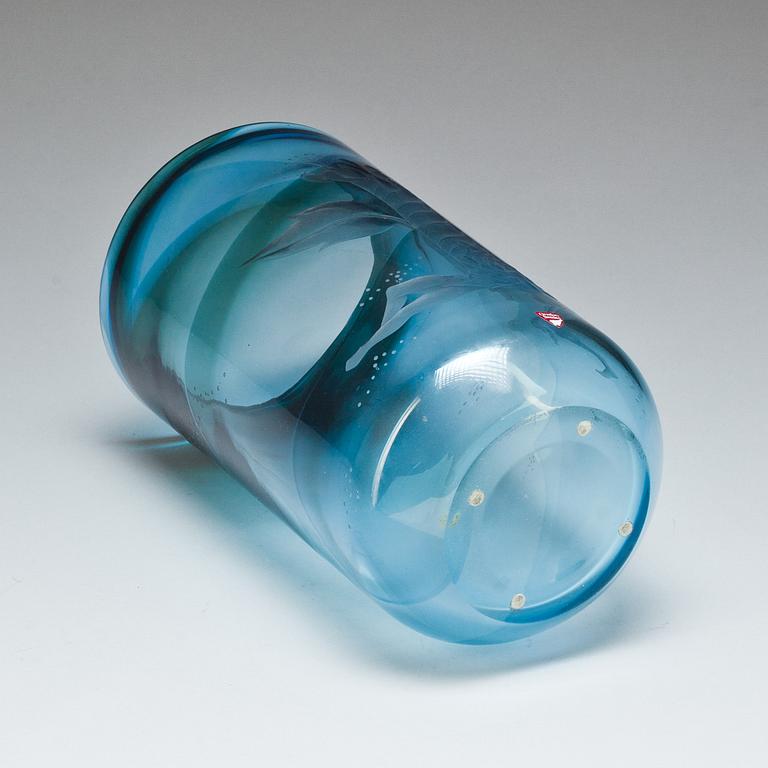 VAS, glas, Olle Alberius, Orrefors, signerad, numrerad 4/25.