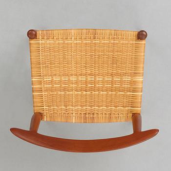 HANS J WEGNER, a teak  "W2", chair for CM Madsen, Denmark 1950's.