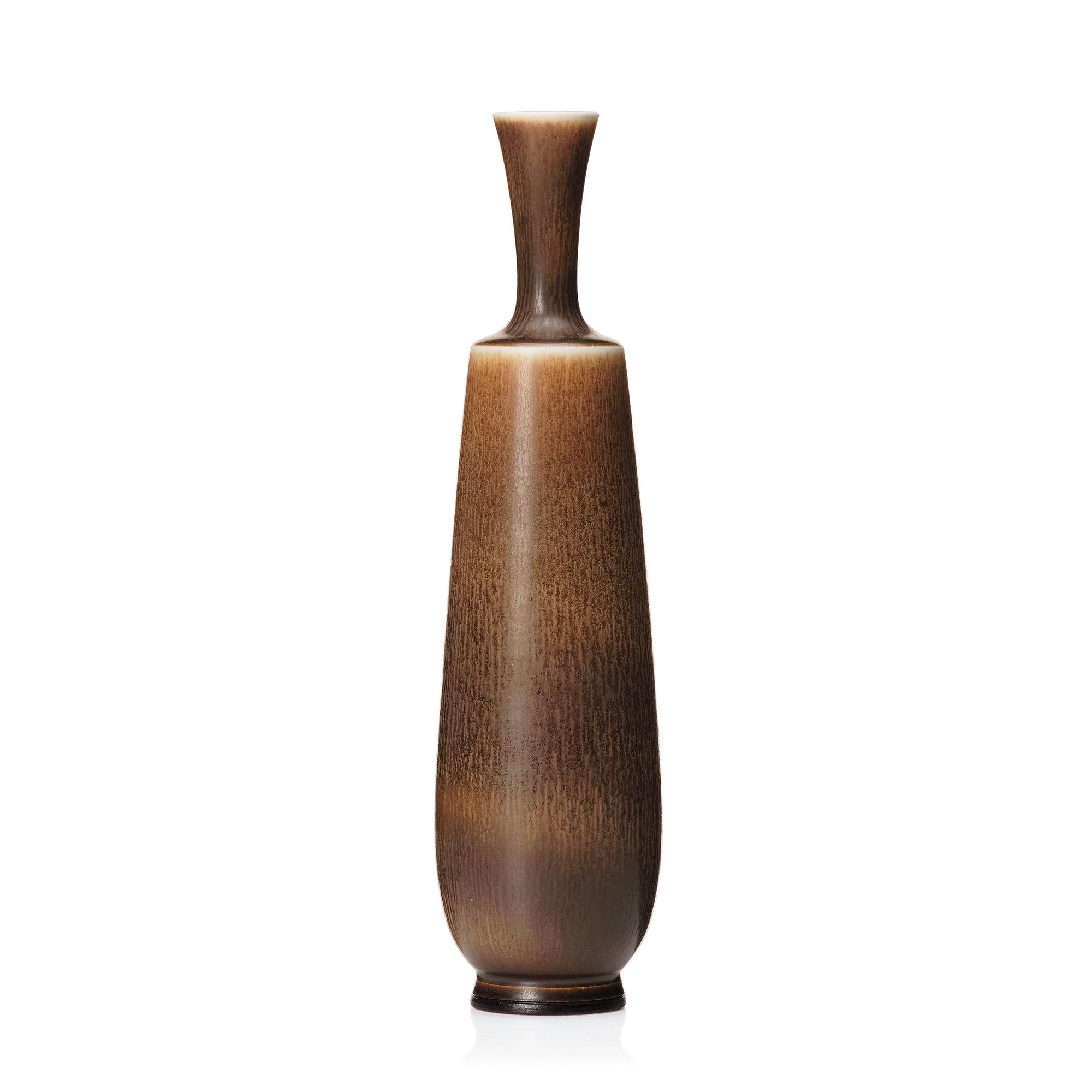 Berndt Friberg, a stoneware vase, Gustavsberg studio, Sweden 1961.