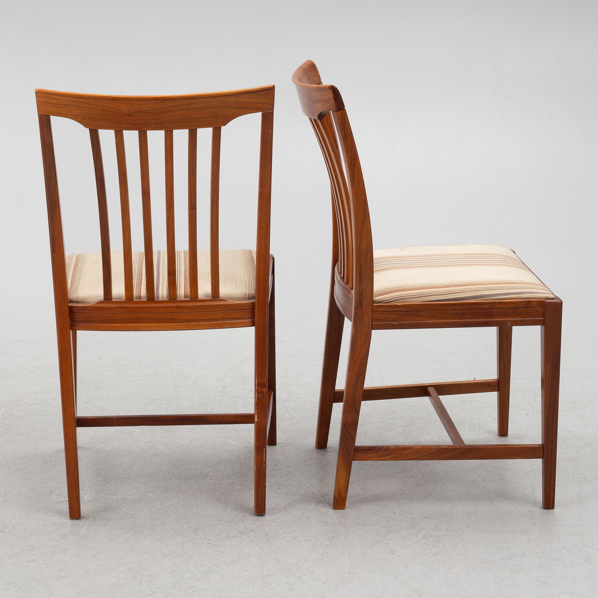 Svante Skogh, matgrupp, 5 delar, "Vindö", Balders snickeri, Vaggeryd, 1900-talets andra hälft.