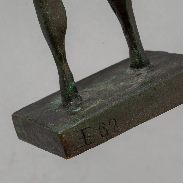 ERIC ELFWÉN, sculpture, bronze, signed EE and dated 62.